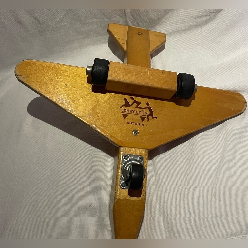 Vintage Community Rifton,NY Wooden Toy Airplane - Picture 9 of 10